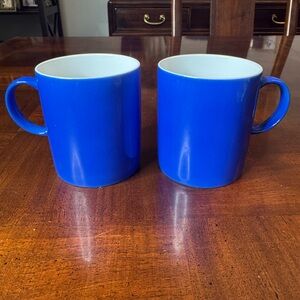 Thomas Rosenthal Group Germany Blue Coffee Tea  Mug Set